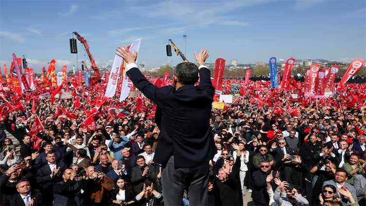 Turkey's opposition vows to sustain protests over jailing of Erdogan's main rival