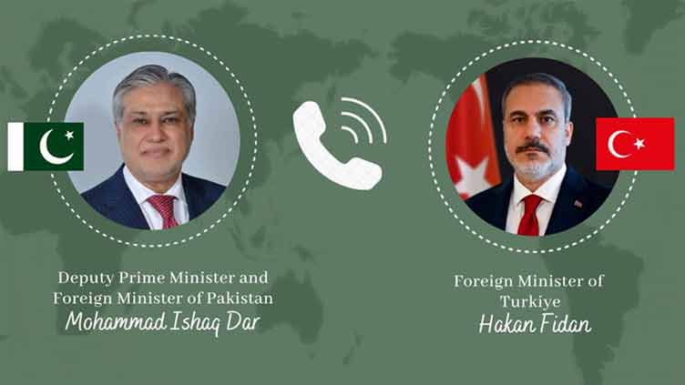 FM Dar discusses evolving regional situation with Turkish counterpart