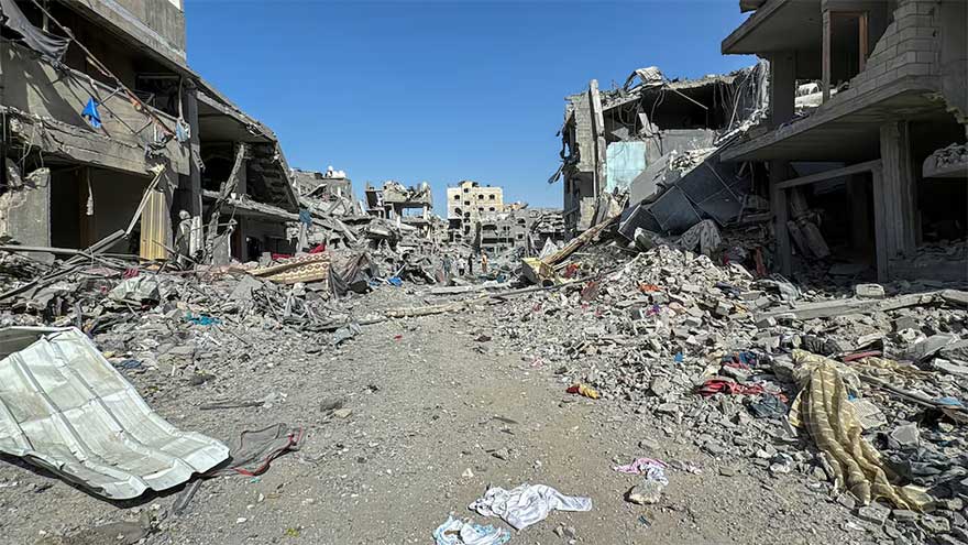 Children among five killed in Israeli attack on school shelter in Gaza City, hospital chief says