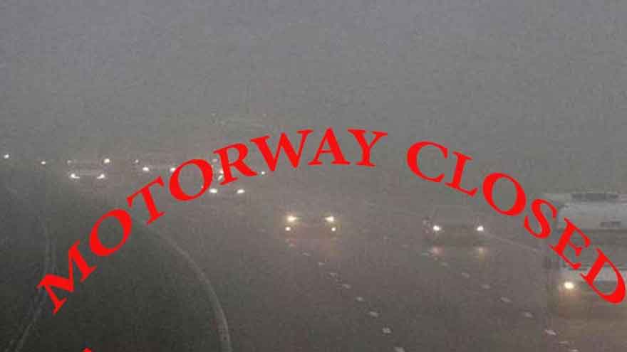Lahore–Sialkot motorway M-11 closed due to dense fog