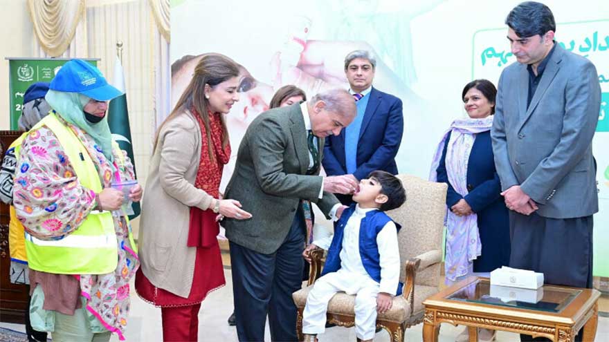 PM Shehbaz resolves to achieve goal of polio-free Pakistan