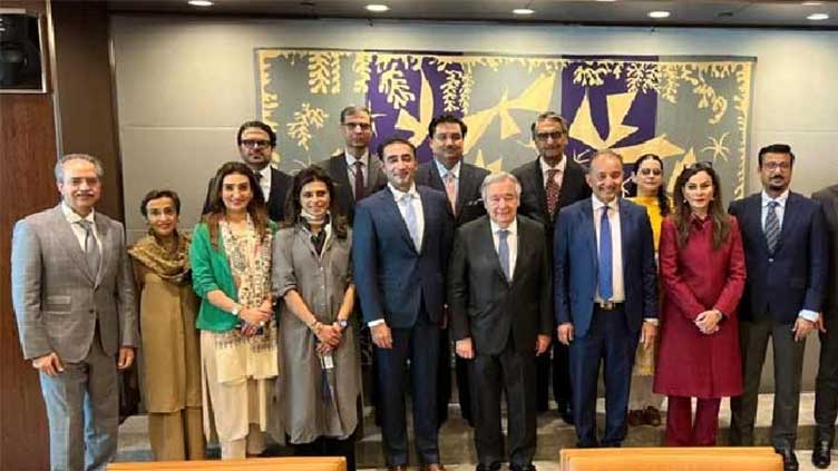 Bilawal tells UN chief India's belligerent posture risks peace in region