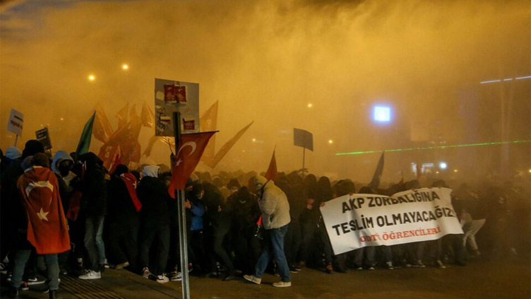 Turkey detains 343 people over protests against Istanbul mayor's detention, interior ministry says