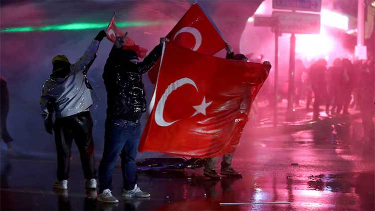 Turkey detains nine journalists over protests against Istanbul mayor's arrest, union says