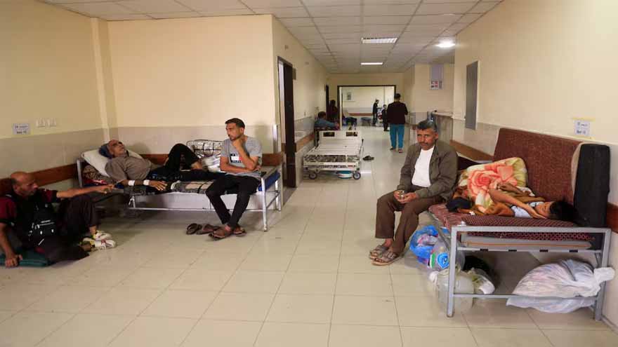 Gaza patients face a painful wait as hospitals sag under burden of cases