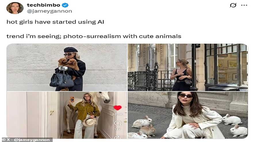 Influencers turning to chatbots to add cute animals to their photos
