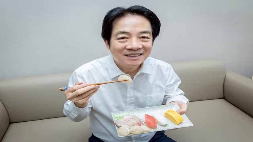 With a sushi lunch, Taiwan president shows support for Japan in China dispute