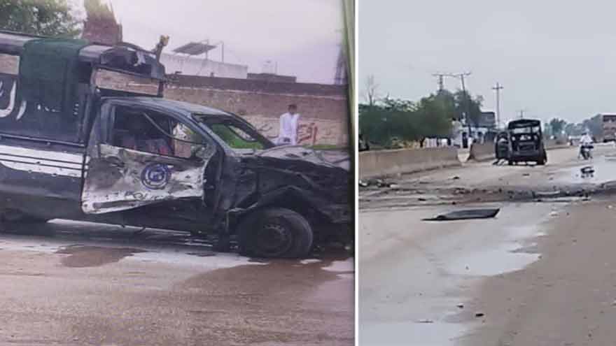 Blast near police van injures five officers in Lakki Marwat