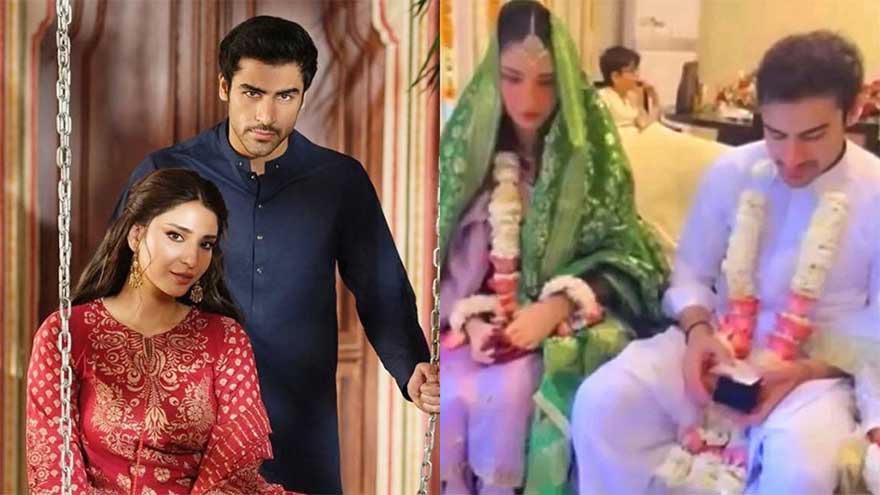 Ramsha Khan confirms marriage to co-star Khushhal Khan