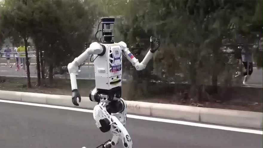 Humanoid robots race past humans in Beijing half-marathon, showing rapid advances