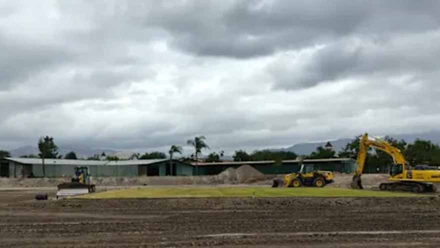 'Milestone' as building starts on LA Olympic cricket stadium
