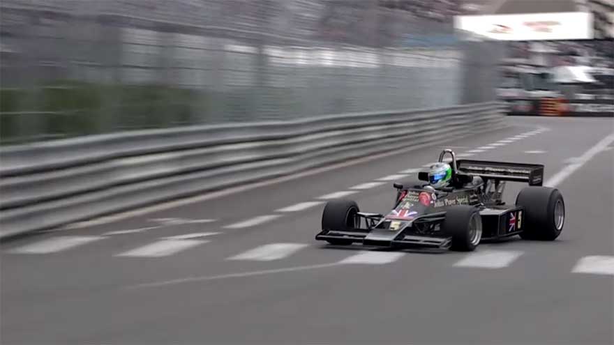 Historic F1 cars roar through streets of Monaco again