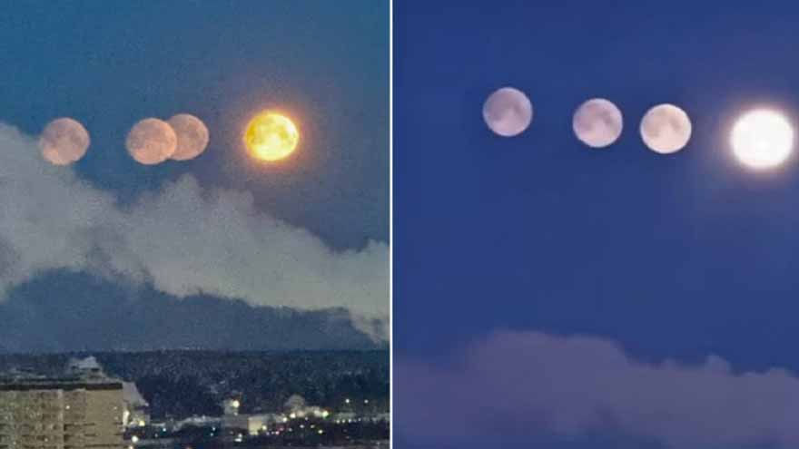 Four moons appear in sky as rare phenomenon stuns onlookers