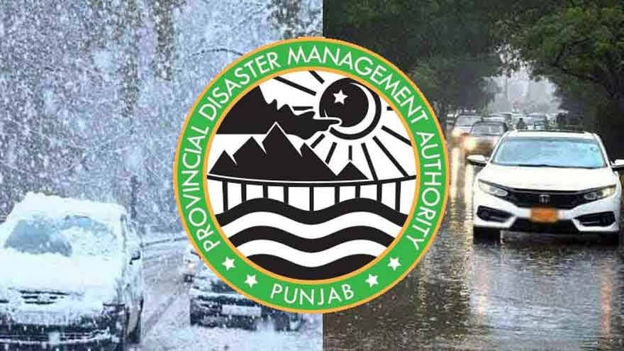 PDMA Punjab issues rain and snowfall alert for February 8-10