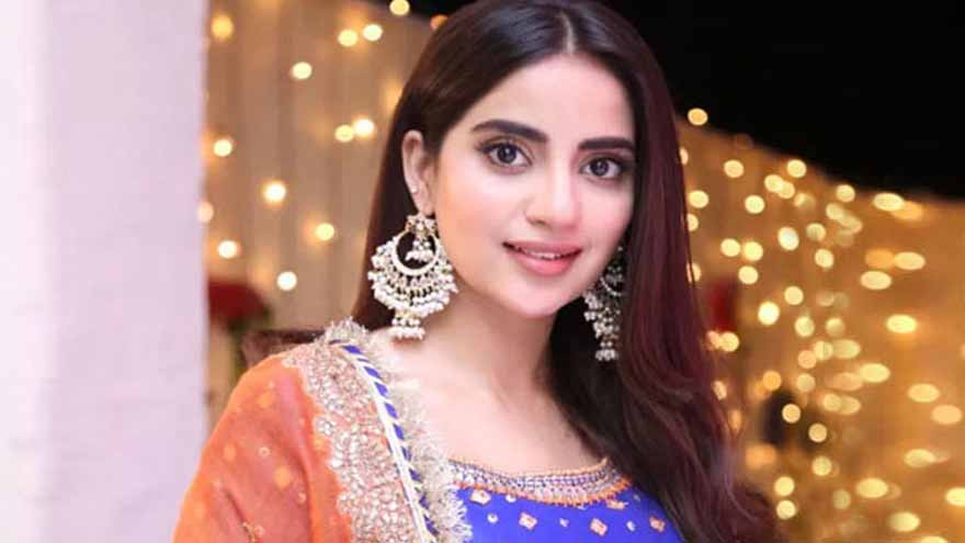 Saboor Ali faces backlash over bold saree photoshoot