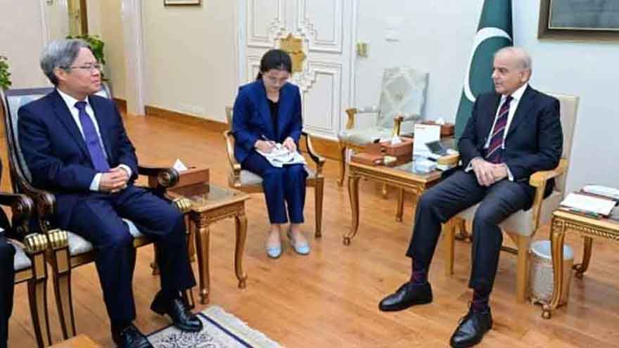 PM Shehbaz meets Chinese ambassador, reaffirms strategic partnership