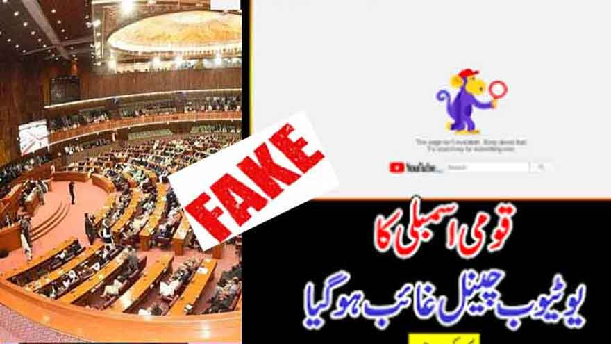 National Assembly YouTube channel not shut down