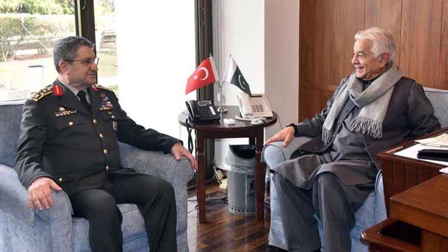 Turkish defence chief meets Khawaja Asif in Islamabad