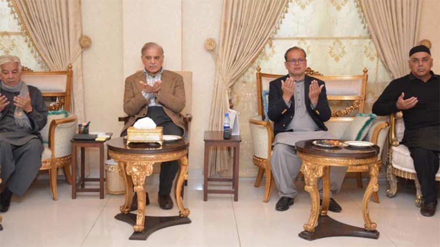 PM visits Armaghan Subhani residence, offers condolences on his mother's demise