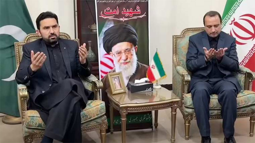 KP CM Afridi visits Iranian Consulate, offers condolences on Khamenei's martyrdom