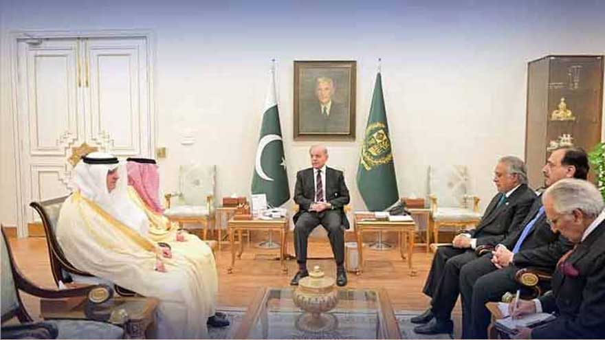 Saudi FM calls on PM Shehbaz amid regional tensions