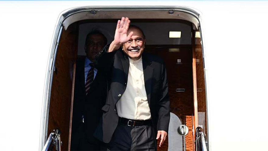 President returns to Pakistan after five-day visit to China