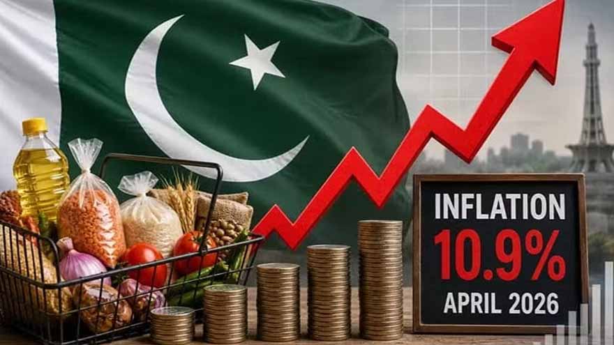 Pakistan's inflation hits two-year high at 10.9pc in April