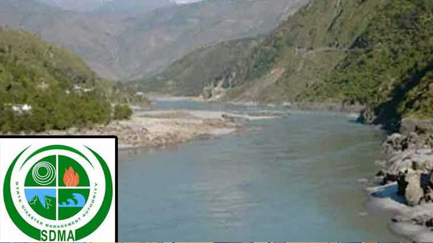 SDMA warns of flood risk in Muzaffarabad rivers