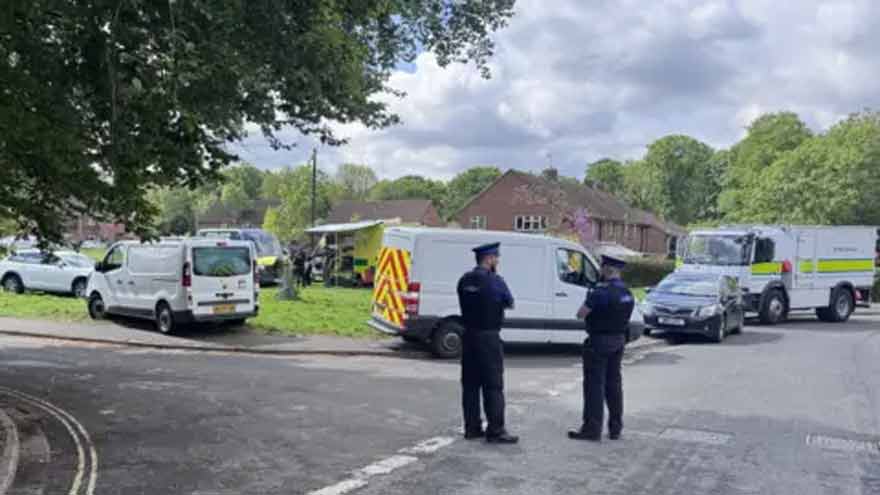 Two people die after explosion in southern England, police say