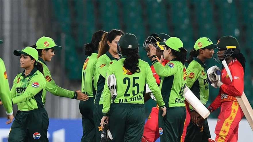 Sadaf's 98 powers Pakistan to record 168-run win against Zimbabwe
