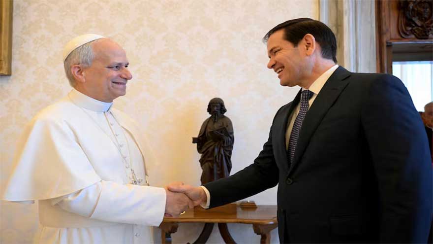 Rubio expects to discuss religious freedom with Pope Leo after Trump blasts pontiff