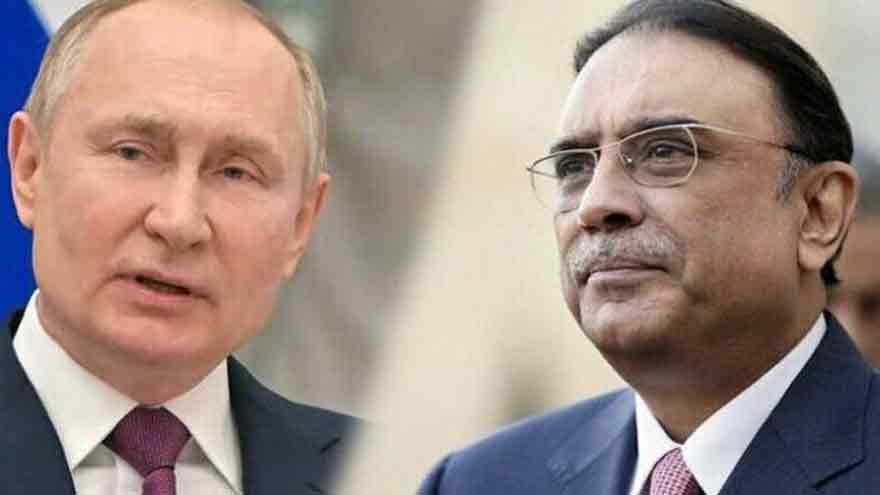 President Zardari felicitates Russian leadership on Victory Day